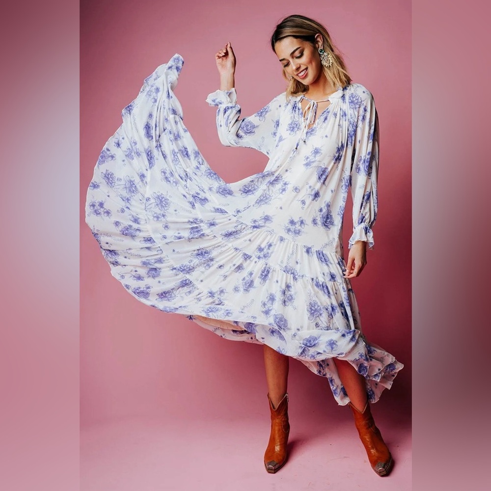 Free People Feeling Groovy Maxi Dress Size S